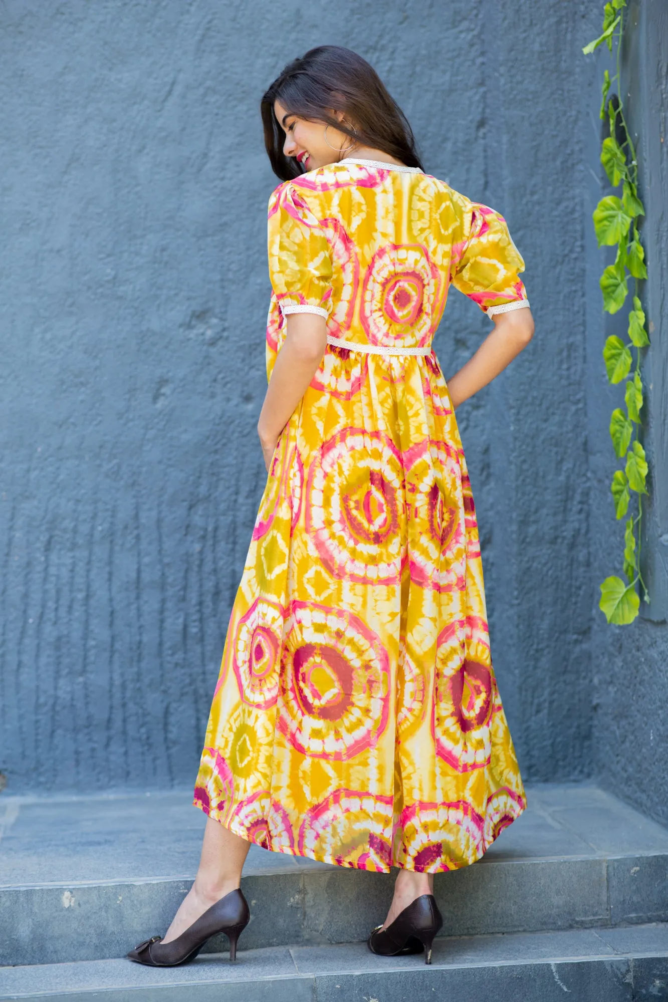 Loom Chic Boho Maternity Maxi Dress