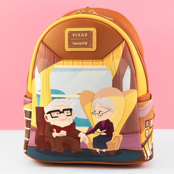 Loungefly x Disney Pixar Up Carl and Ellie Growing Older Together Mini Backpack