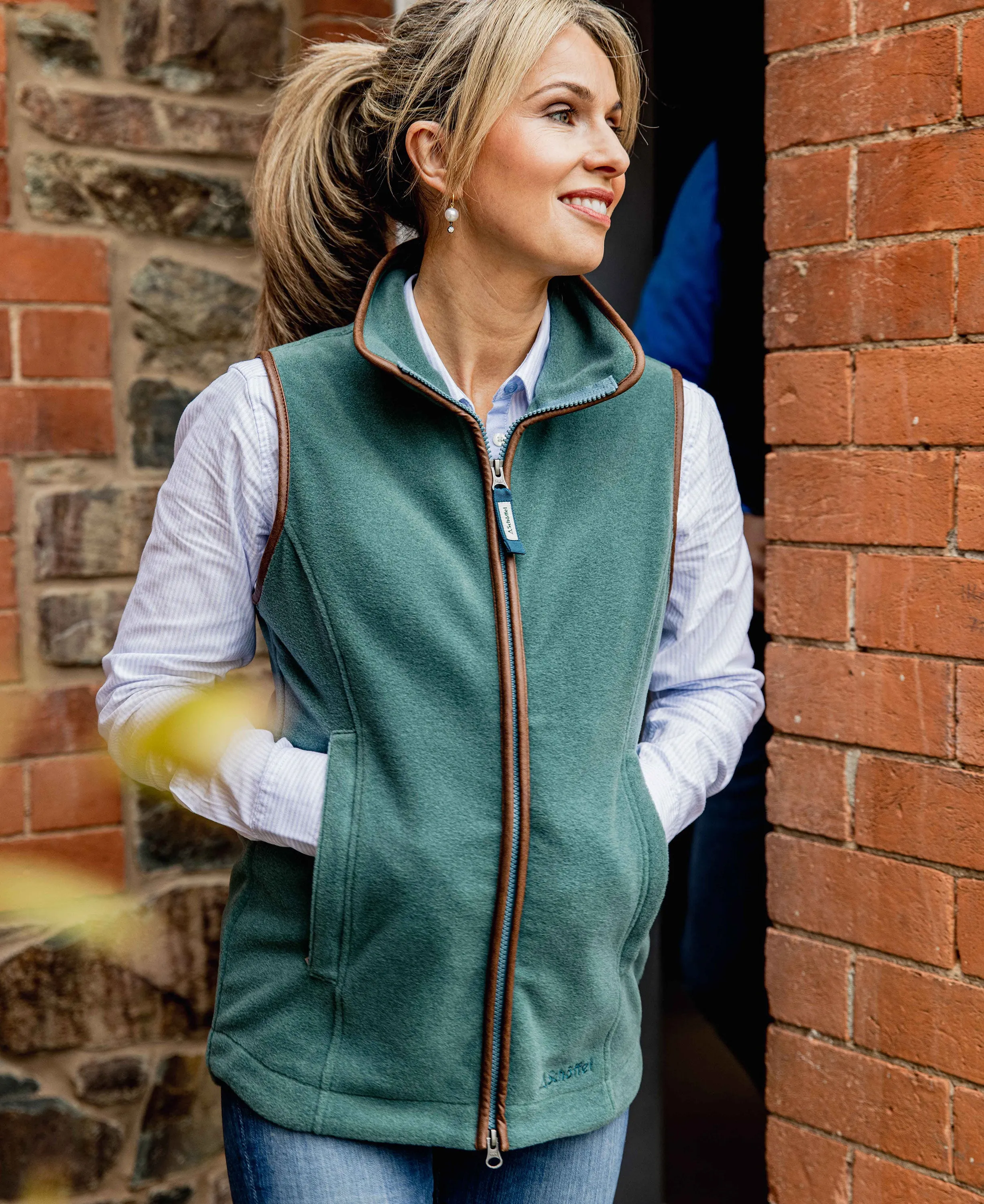 Lyndon Fleece Gilet                             Duck Egg