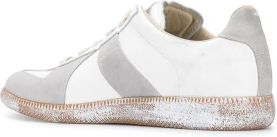 Maison Margiela Replica low-top leather sneakers White