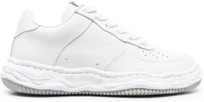 Maison MIHARA YASUHIRO perforated-detail low-top sneakers White