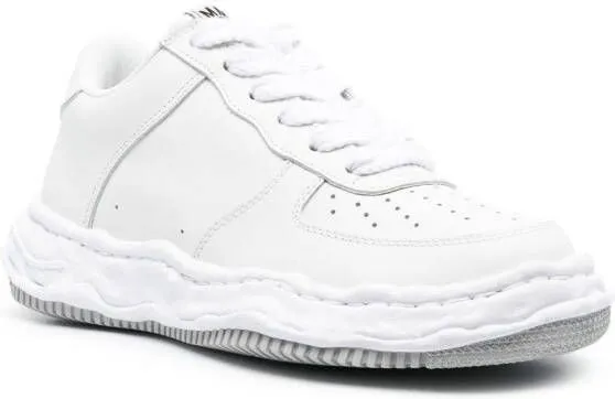 Maison MIHARA YASUHIRO perforated-detail low-top sneakers White