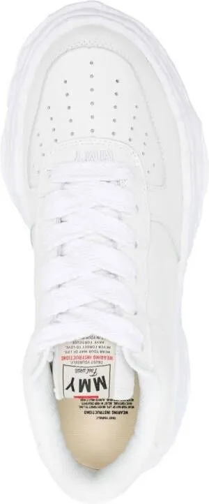 Maison MIHARA YASUHIRO perforated-detail low-top sneakers White