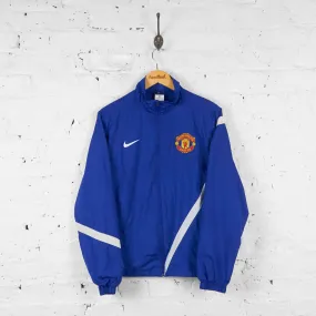 Manchester United 2001 Shell Tracksuit Top Jacket - Blue - S