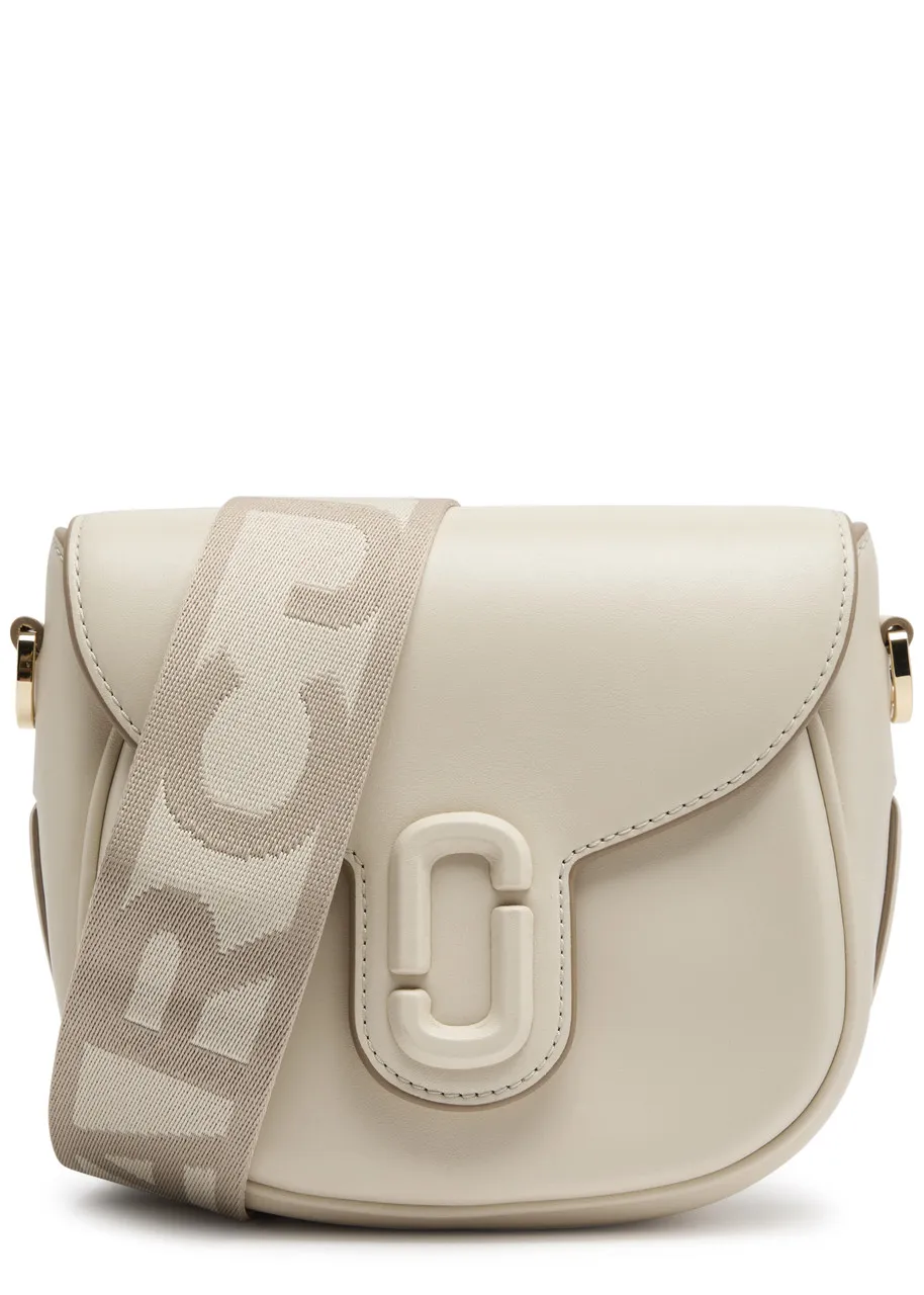 MARC JACOBS The J Marc small leather saddle bag -                         -                     -                