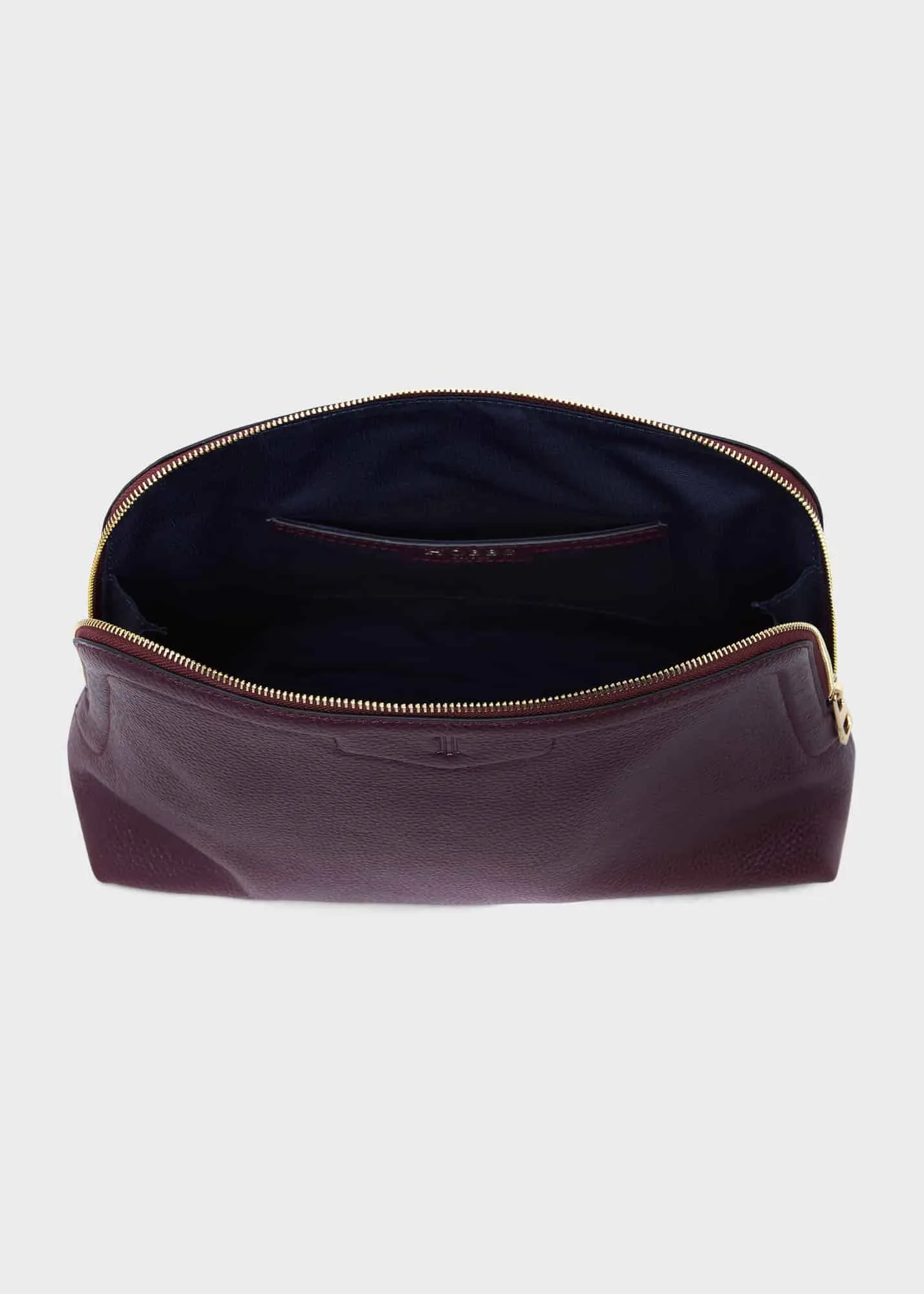 Margot Leather Large Make-Up Bag 