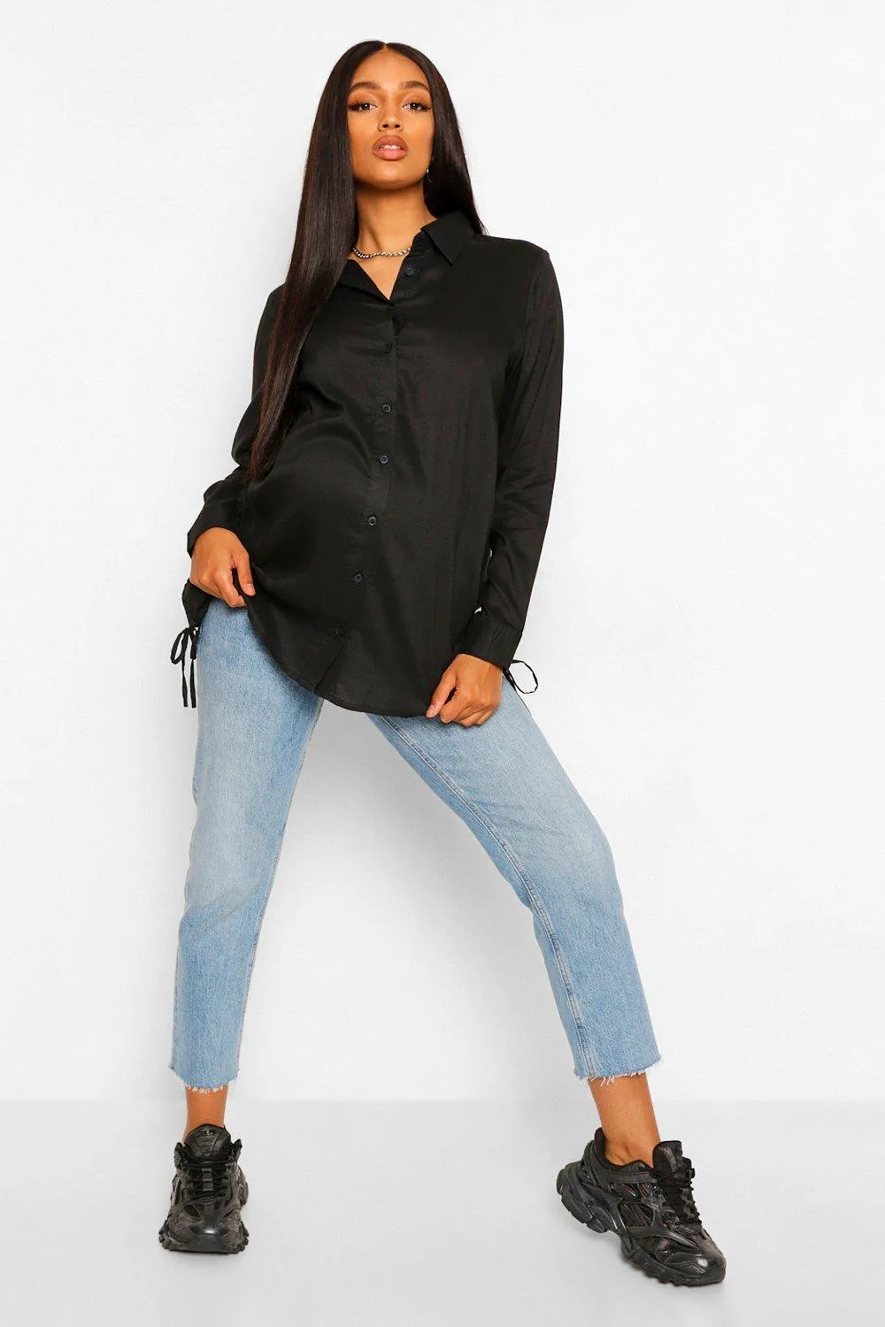 Maternity Ruched Side Shirt