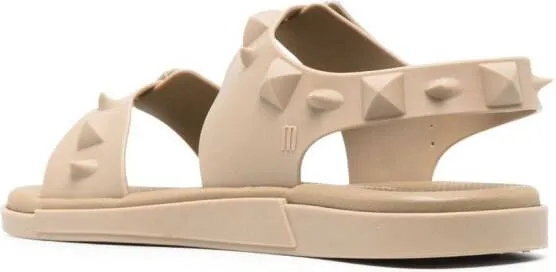 Melissa x Undercover spike-stud flat sandals Neutrals