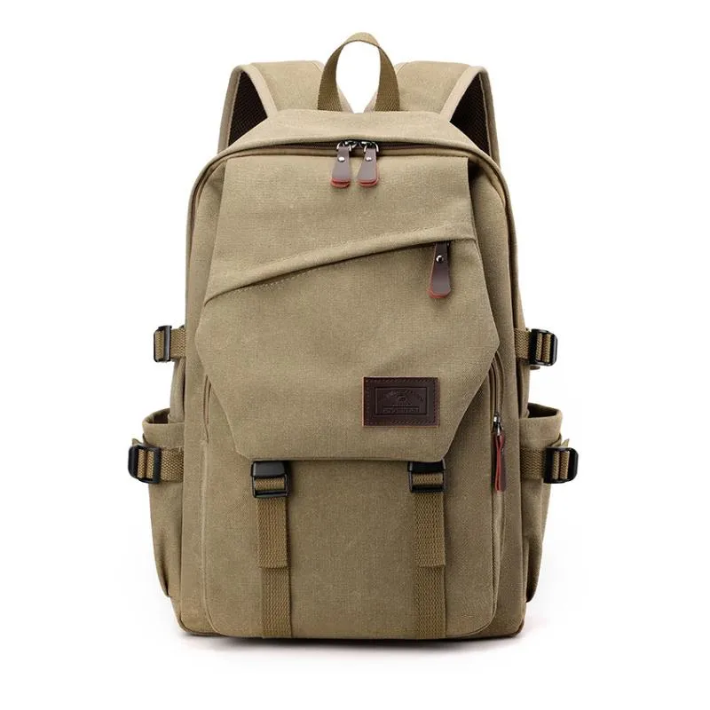 Men's Casual Canvas Multifunctional Backpack 28474514M