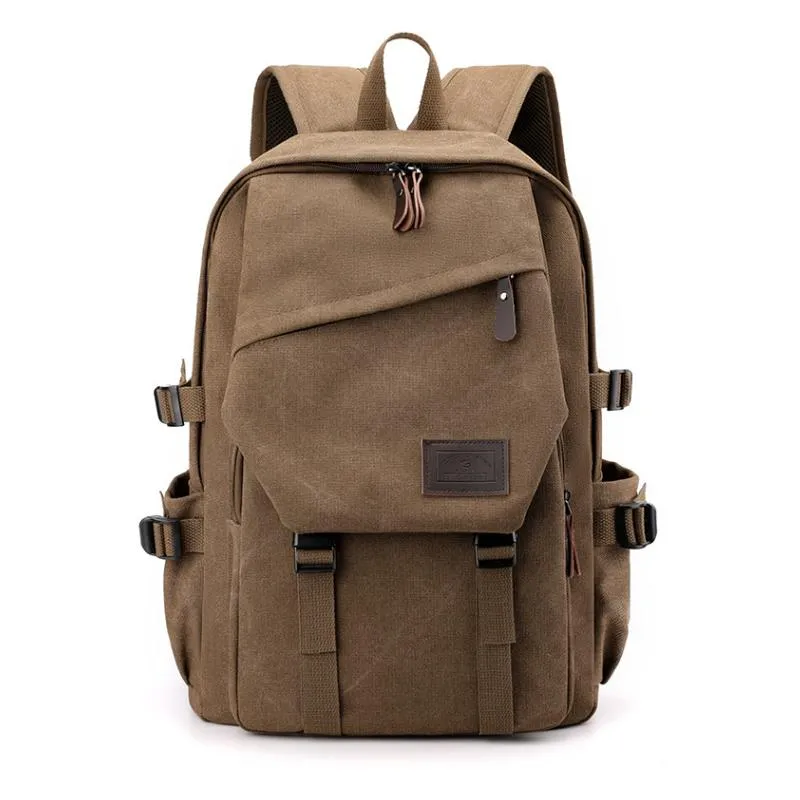 Men's Casual Canvas Multifunctional Backpack 28474514M