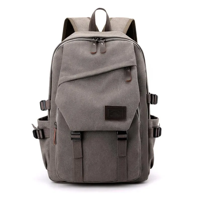 Men's Casual Canvas Multifunctional Backpack 28474514M