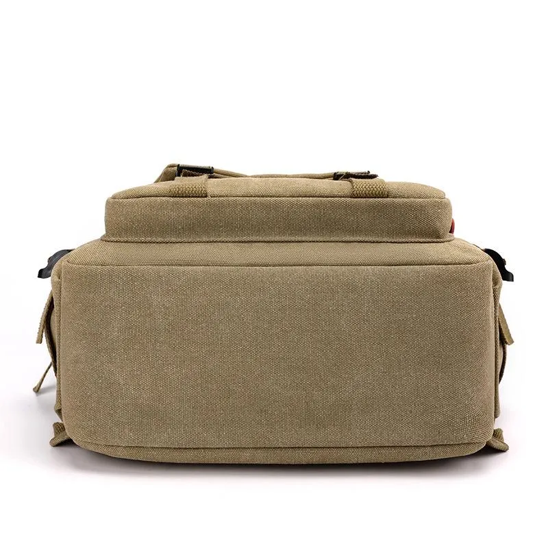 Men's Casual Canvas Multifunctional Backpack 28474514M