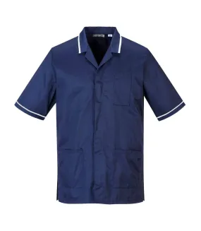 Mens classic tunic navy Portwest