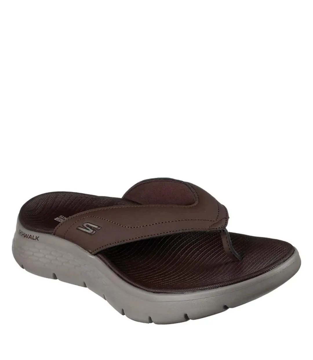 Mens go walk flex vallejo sandals chocolate Skechers