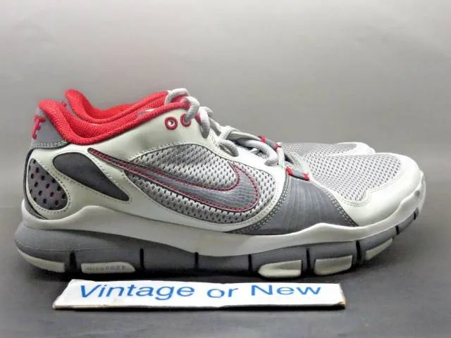 Men's Nike Free TR Dark Grey Red Light Grey Training Sho...