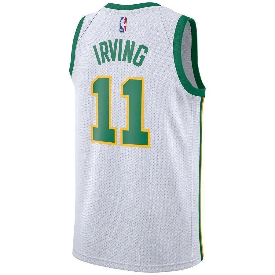 Men's Nike Kyrie Irving White Boston Celtics City Edition Swingman Jersey  White