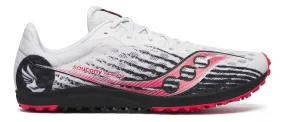 Men's Saucony Kilkenny XC9 Flat Spikeless( White/Black/Red)