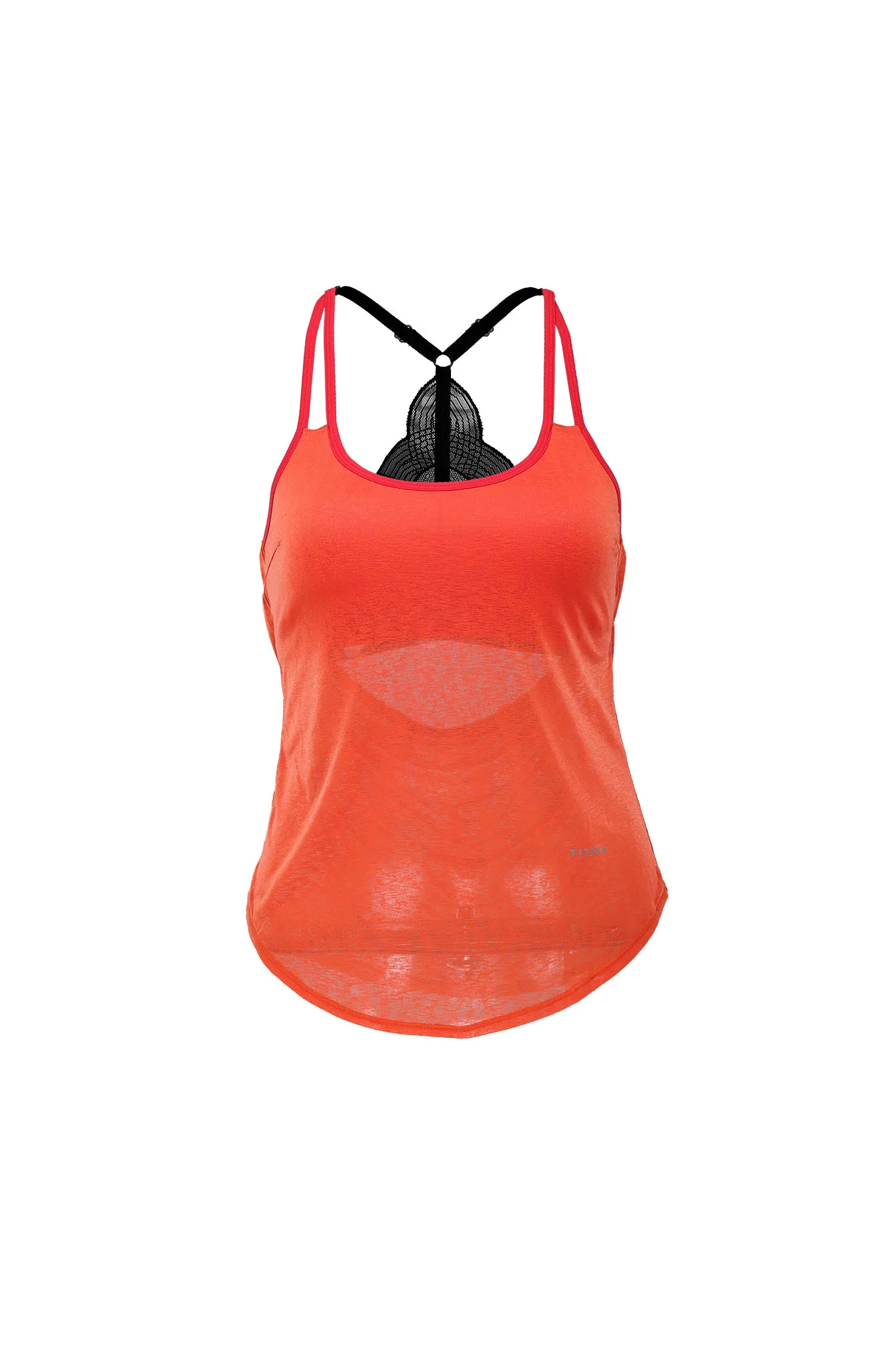 Metro Training Lace Tank - Orange