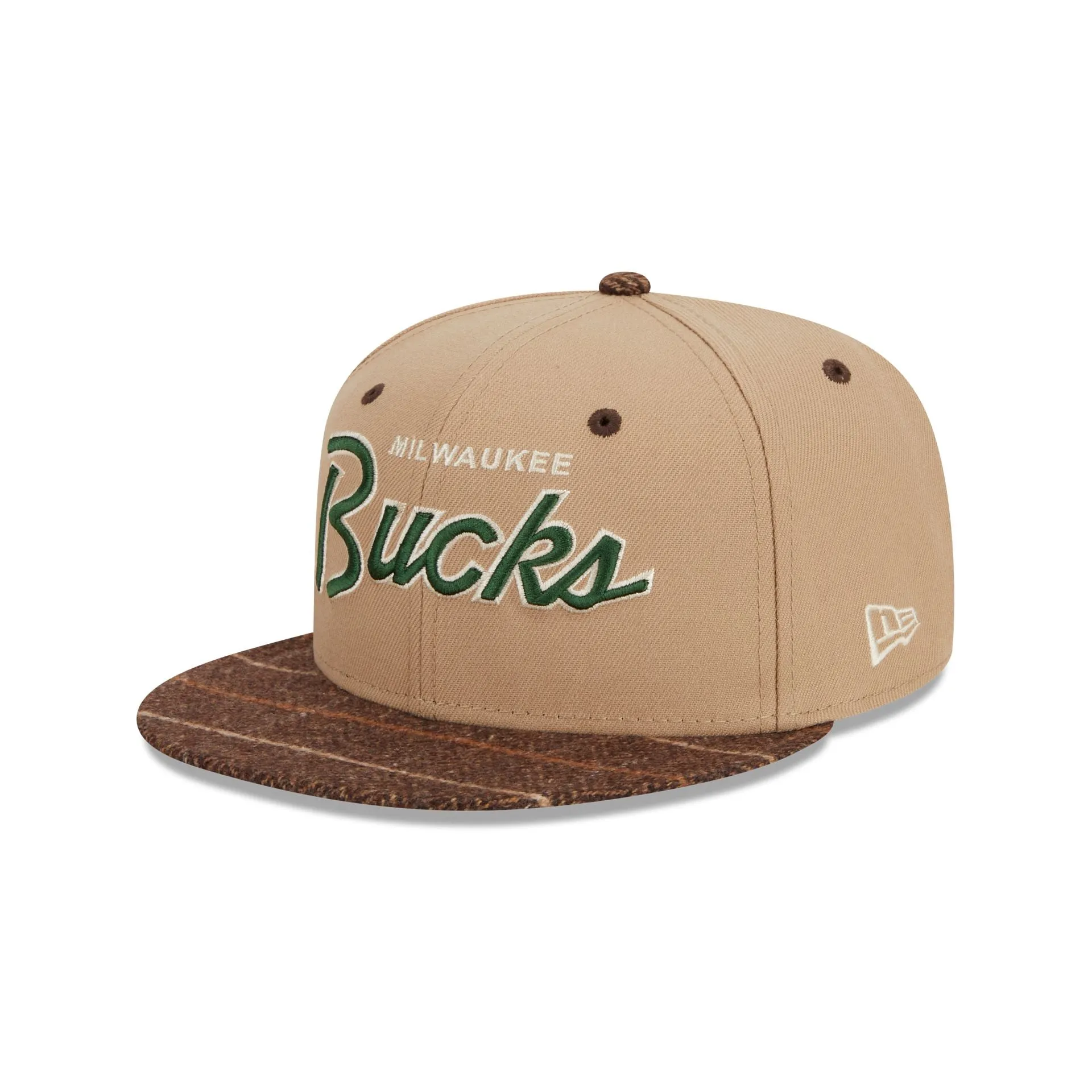 Milwaukee Bucks Traditional Check 9FIFTY Snapback Hat