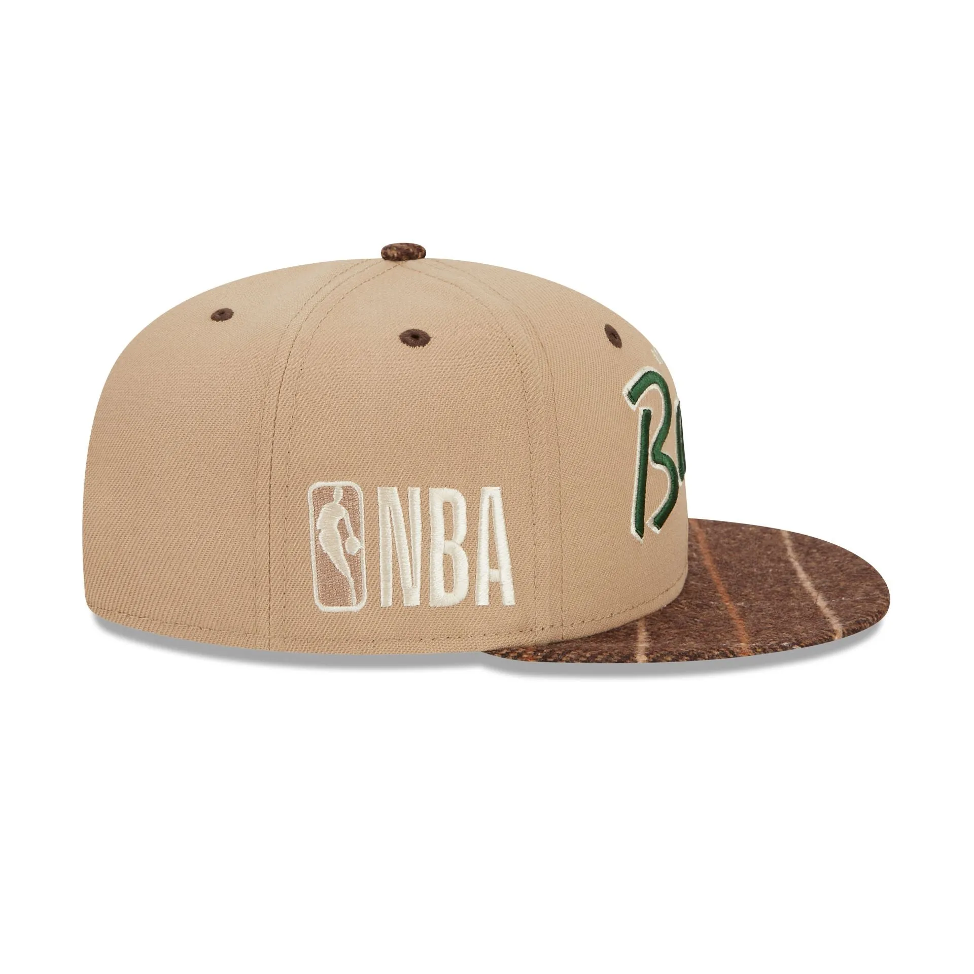 Milwaukee Bucks Traditional Check 9FIFTY Snapback Hat