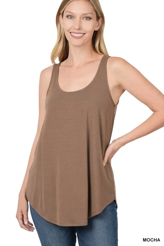 MOCHA RELAXED FIT TANK