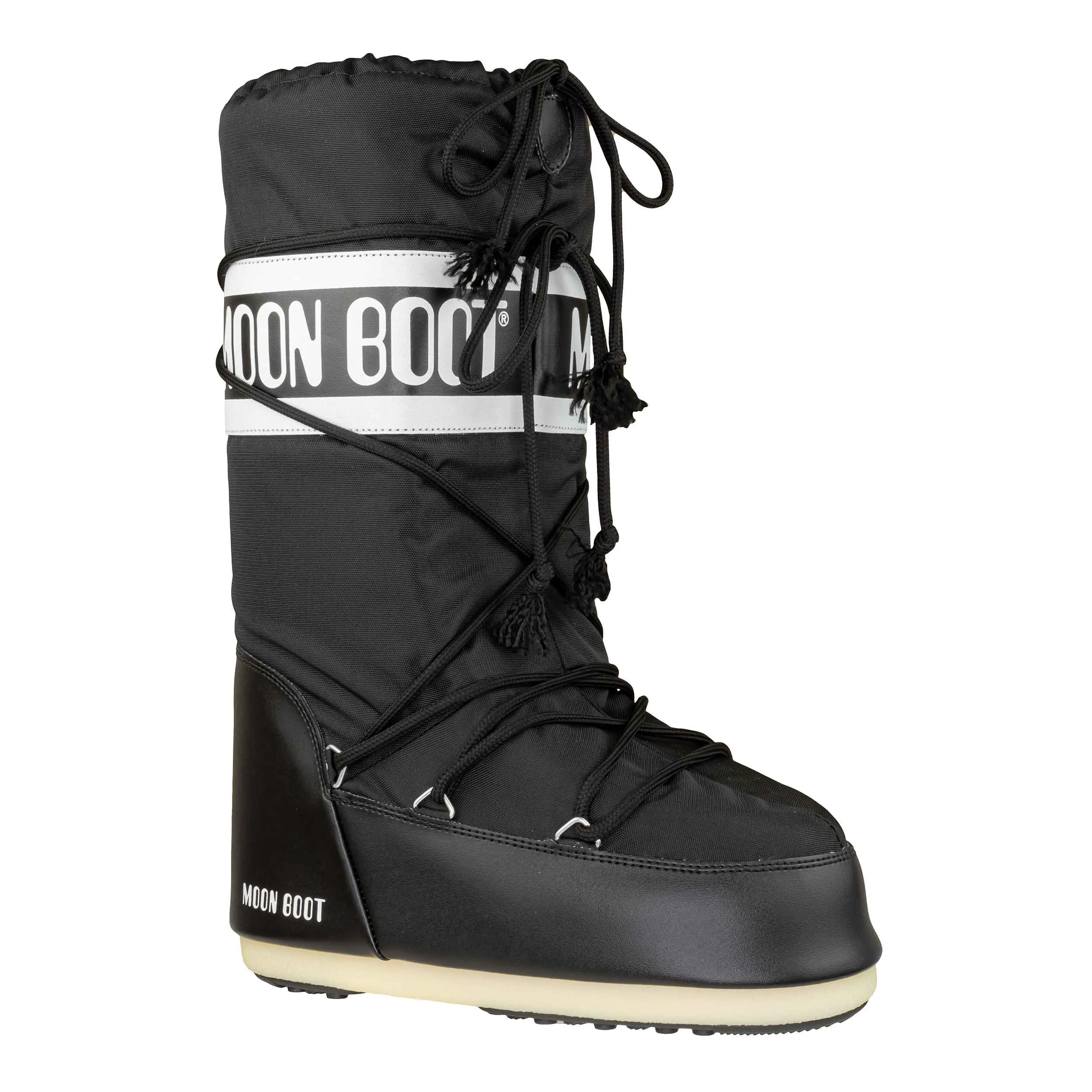 MOON BOOT ICON NYLON BLACK