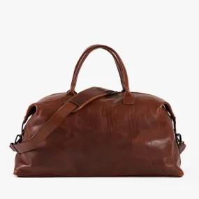 Moore & Giles Benedict Leather Weekend Bag- Titan Milled Honey