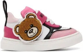 Moschino Baby Pink Teddy Sneakers