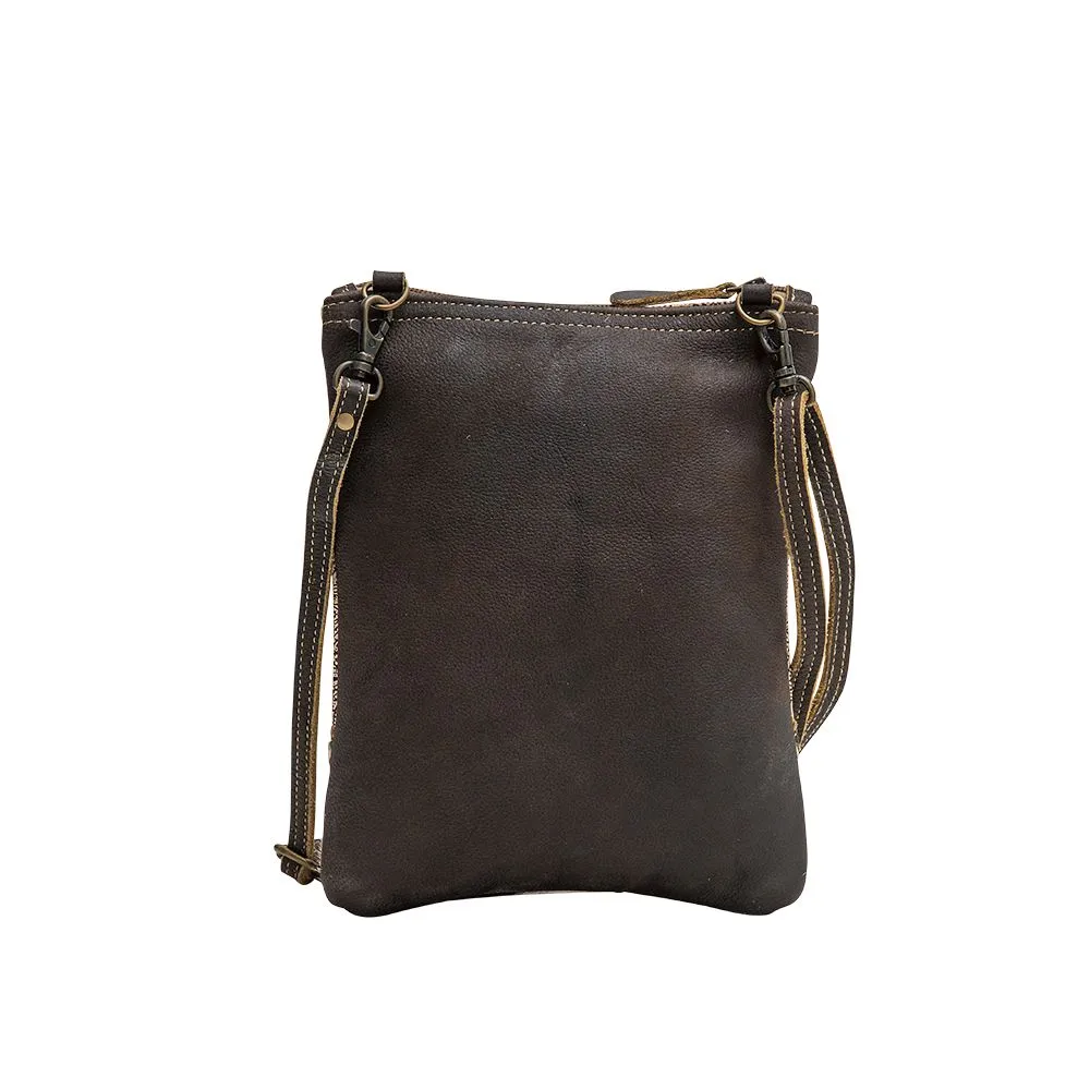 Myra Ripple Leather and Hairon Bag