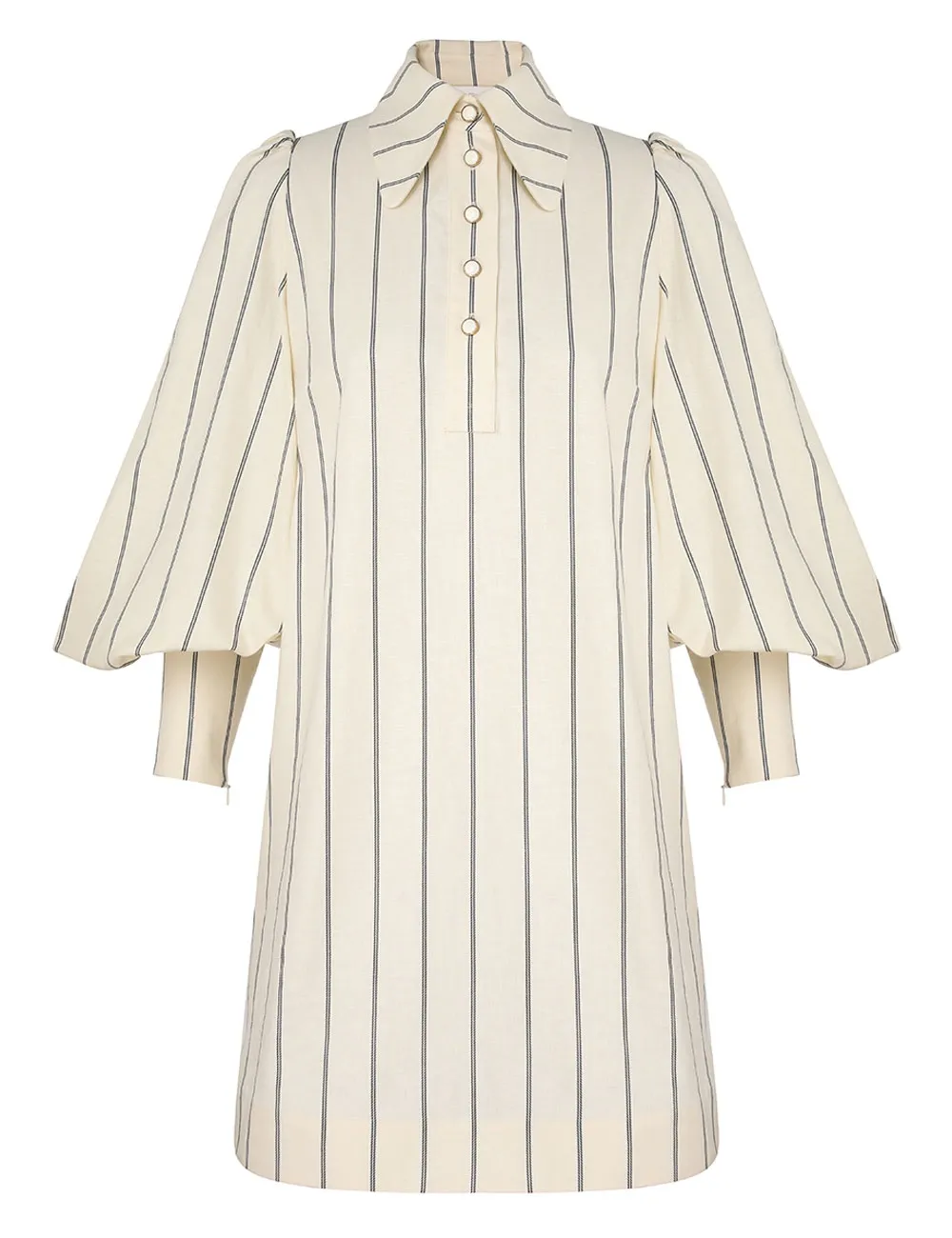 --Natura Stripe Tunic Dress-