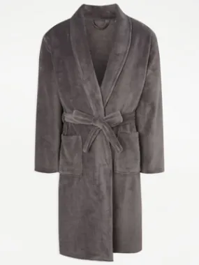 Navy Fleece Dressing Gown | Men | George at ASDA