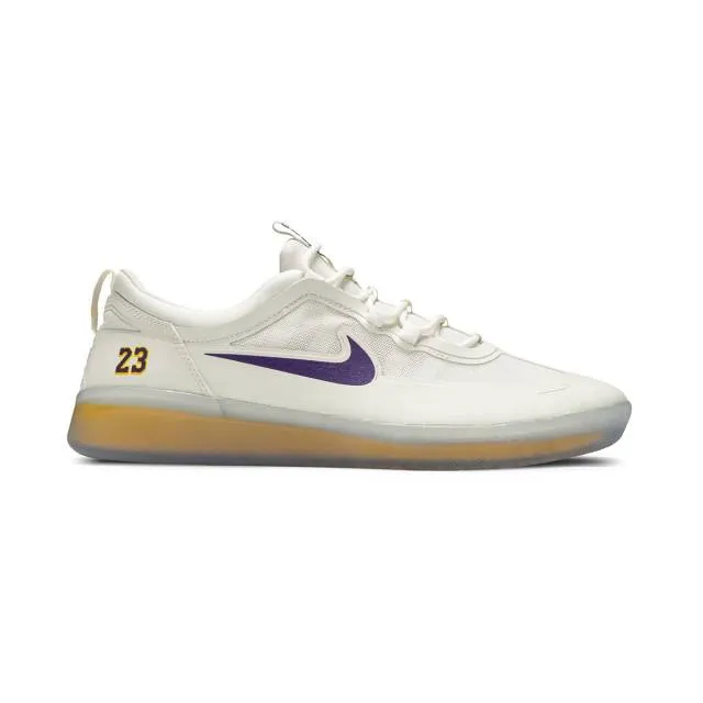 Nba x nike sb nyjah free 2 nba (la lakers/ summit white/ amarillo