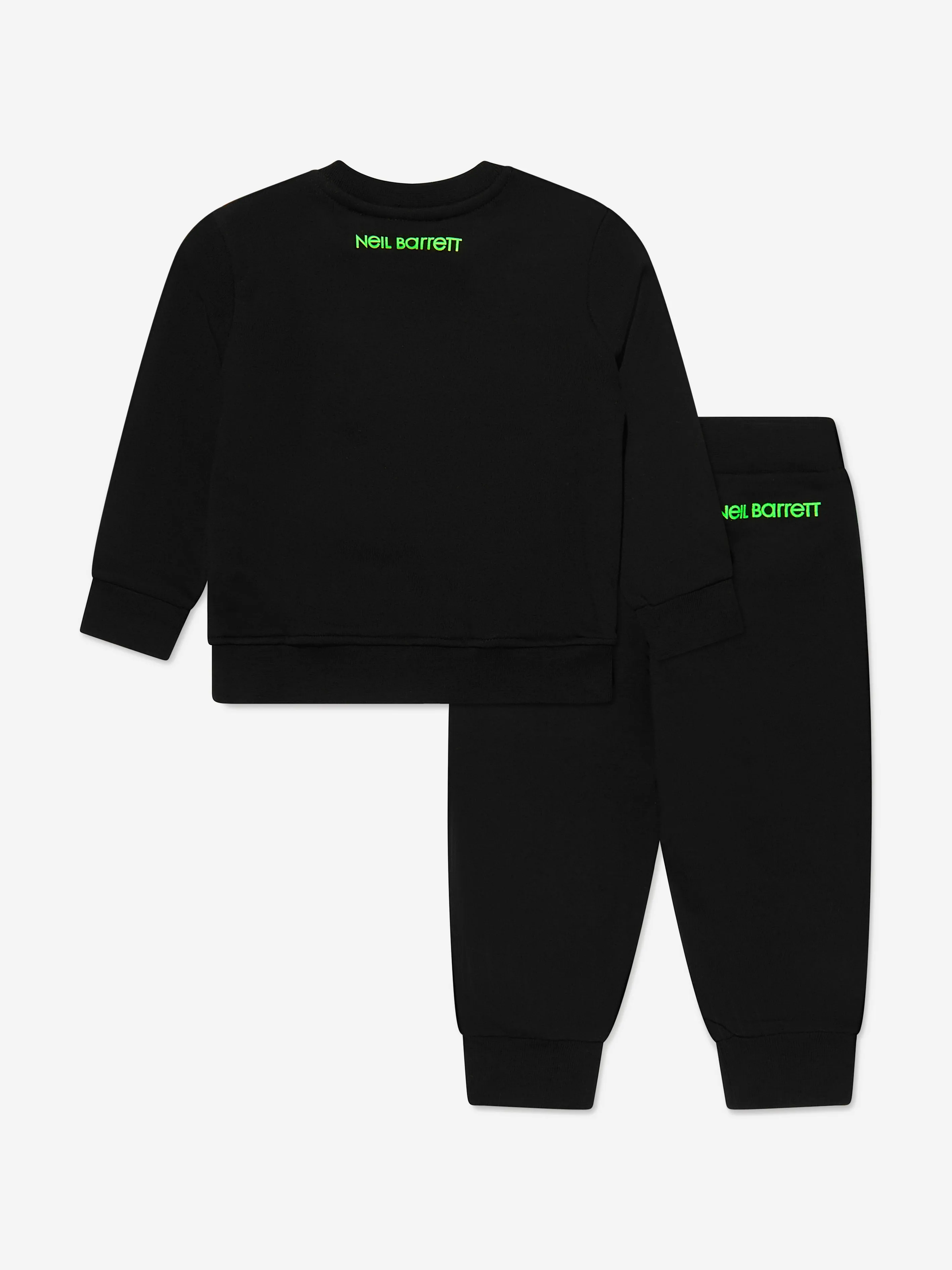 Neil Barrett Baby Boys Thunderbolt Tracksuit in Black