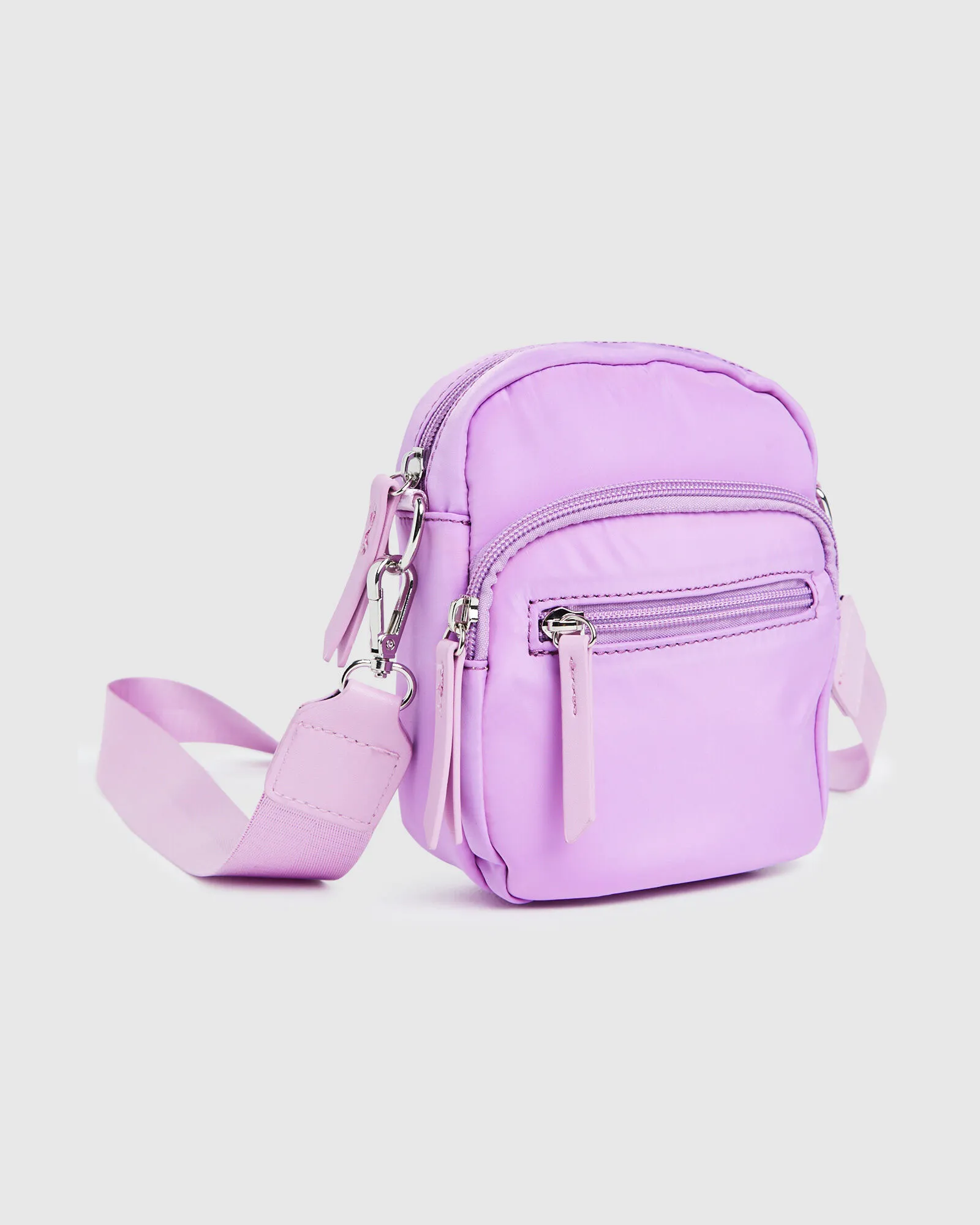 Neon Hart Jesse Nylon Cross Body Bag Purple