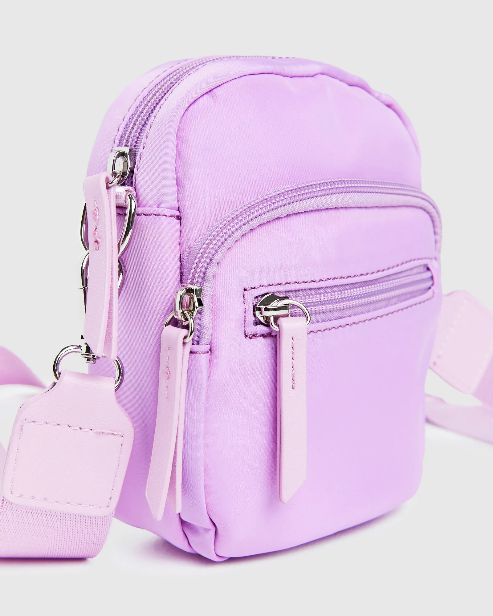 Neon Hart Jesse Nylon Cross Body Bag Purple