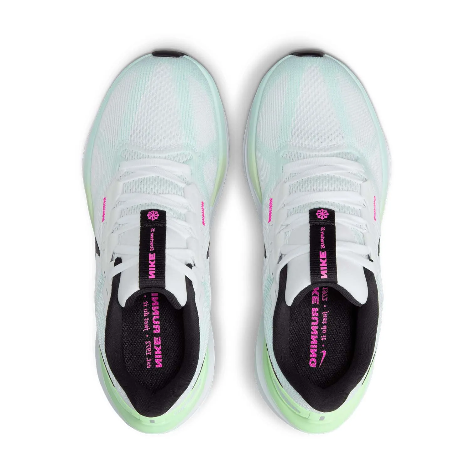 Nike Air Zoom Structure 25  White/Black/Glacier Blue/Vapor Green