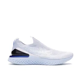 Nike Epic React Moc Flyknit White Blue | BV0417-101 | Laced