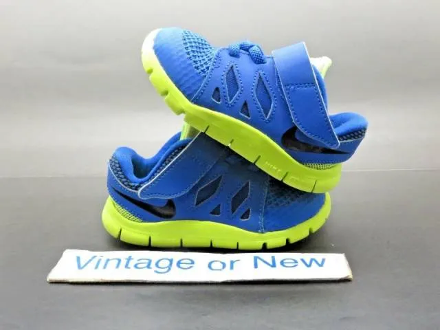 Nike free 5.0 tdv hyper cobalt navy photo blue running toddler 644429-401 sz 6c