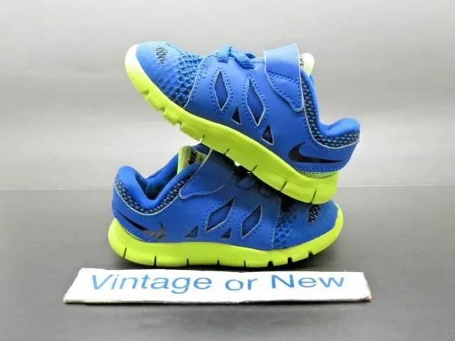 Nike free 5.0 tdv hyper cobalt navy photo blue running toddler 644429-401 sz 6c