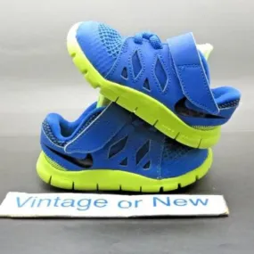 Nike free 5.0 tdv hyper cobalt navy photo blue running toddler 644429-401 sz 6c