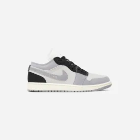 NIKE  JORDAN 1 LOW SE CRAFT INSIDE OUT CEMENT GREY