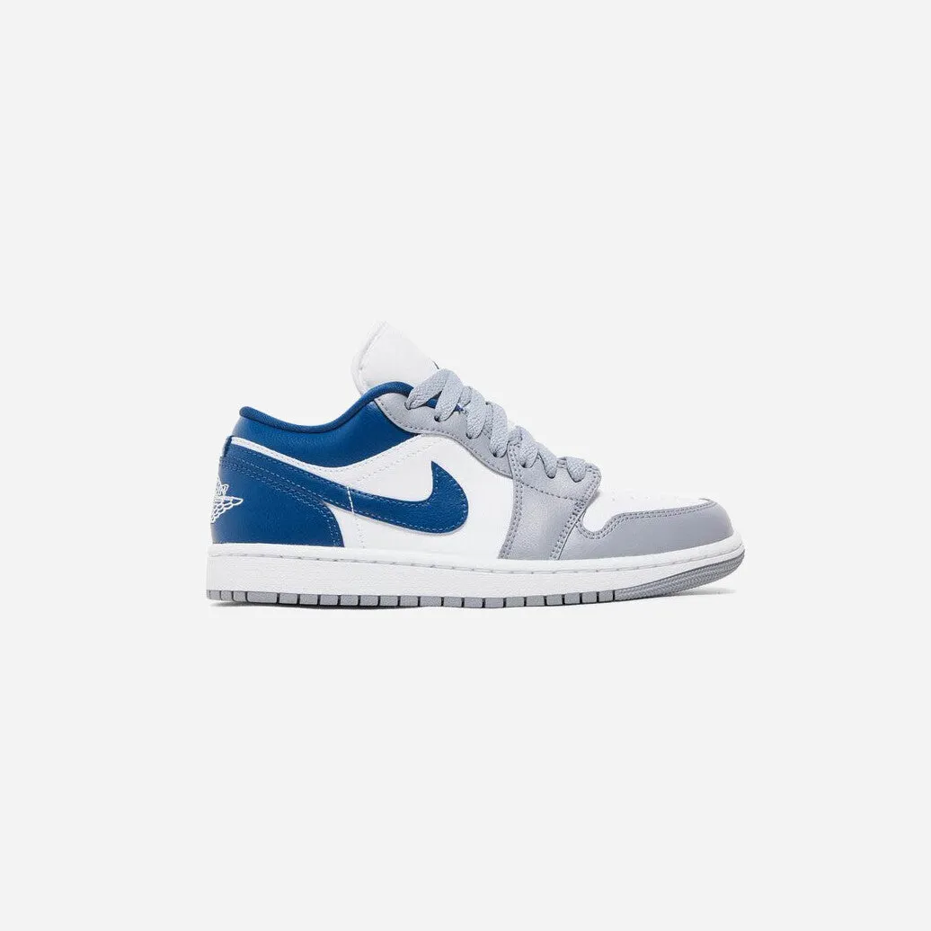 NIKE  JORDAN 1 LOW STEALTH FRENCH BLUE (WOMEN'S)