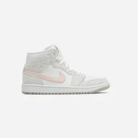 NIKE  JORDAN 1 MID LIGHT IRON ORE