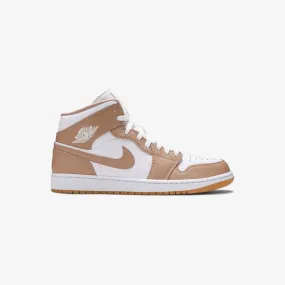 NIKE  JORDAN 1 MID TAN GUM MEN'S