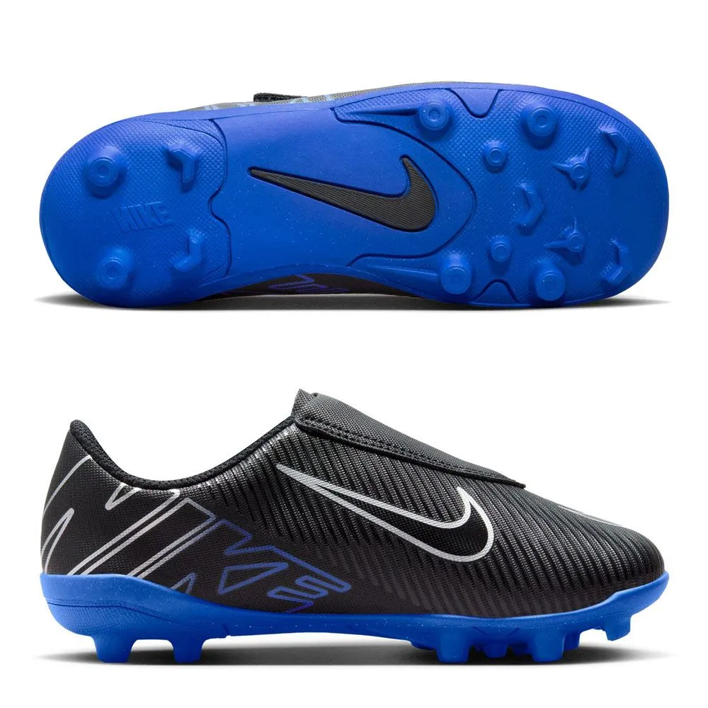 Nike Junior Mercurial Vapor 15 Club FG Soccer Cleats | Black Pack