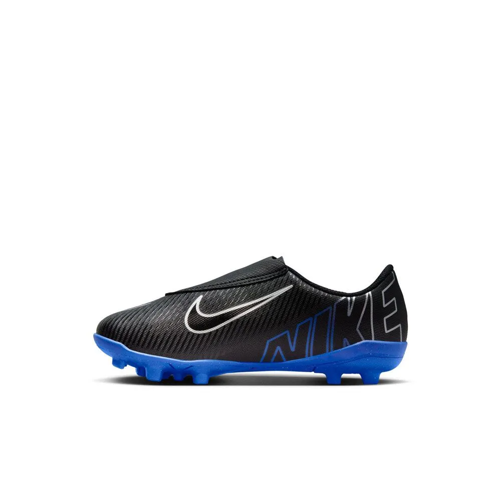 Nike Junior Mercurial Vapor 15 Club FG Soccer Cleats | Black Pack