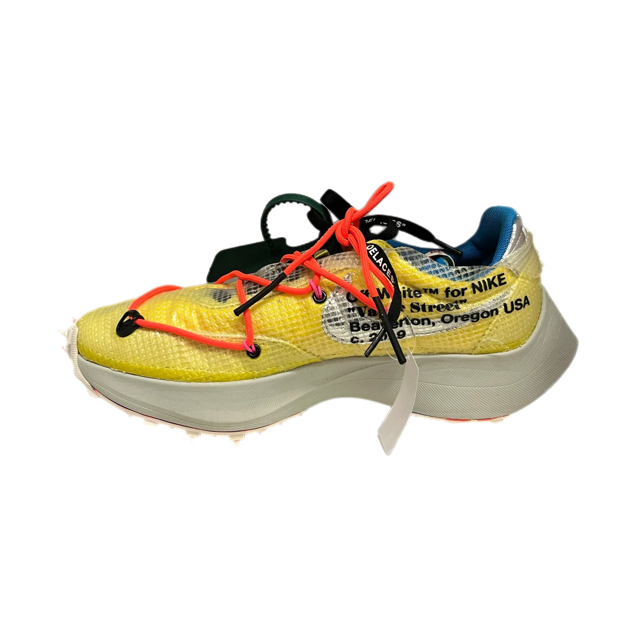 Nike Off White Vapor Street Tour Yellow - Size 10.5W