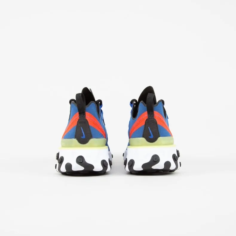 Nike React Element 55 (Game Royal/Black-White-Dynamic Yellow)