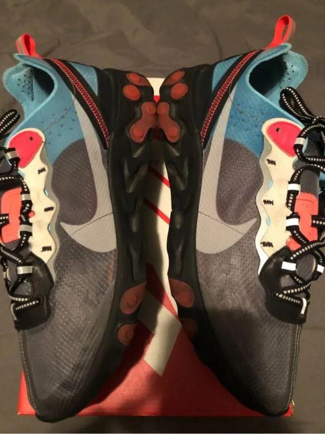 Nike React Element 87 Solar Red 10