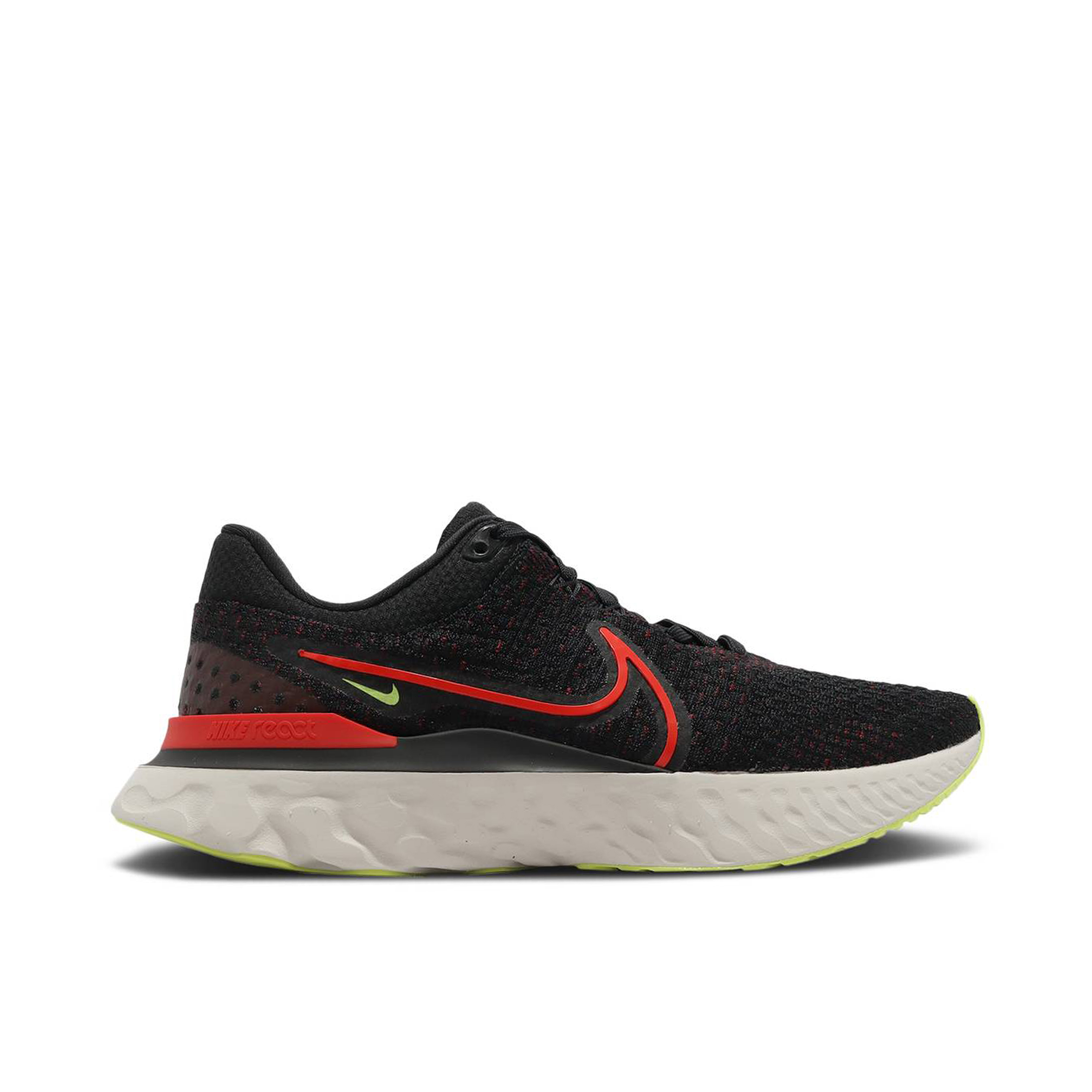 Nike React Infinity Run Flyknit 3 Black Red | DH5392-007 | Laced